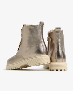 Anfibi Junior da Bambina in Pelle