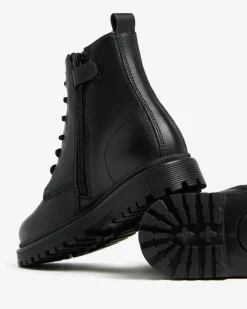 Anfibi Junior da Bambina in Pelle