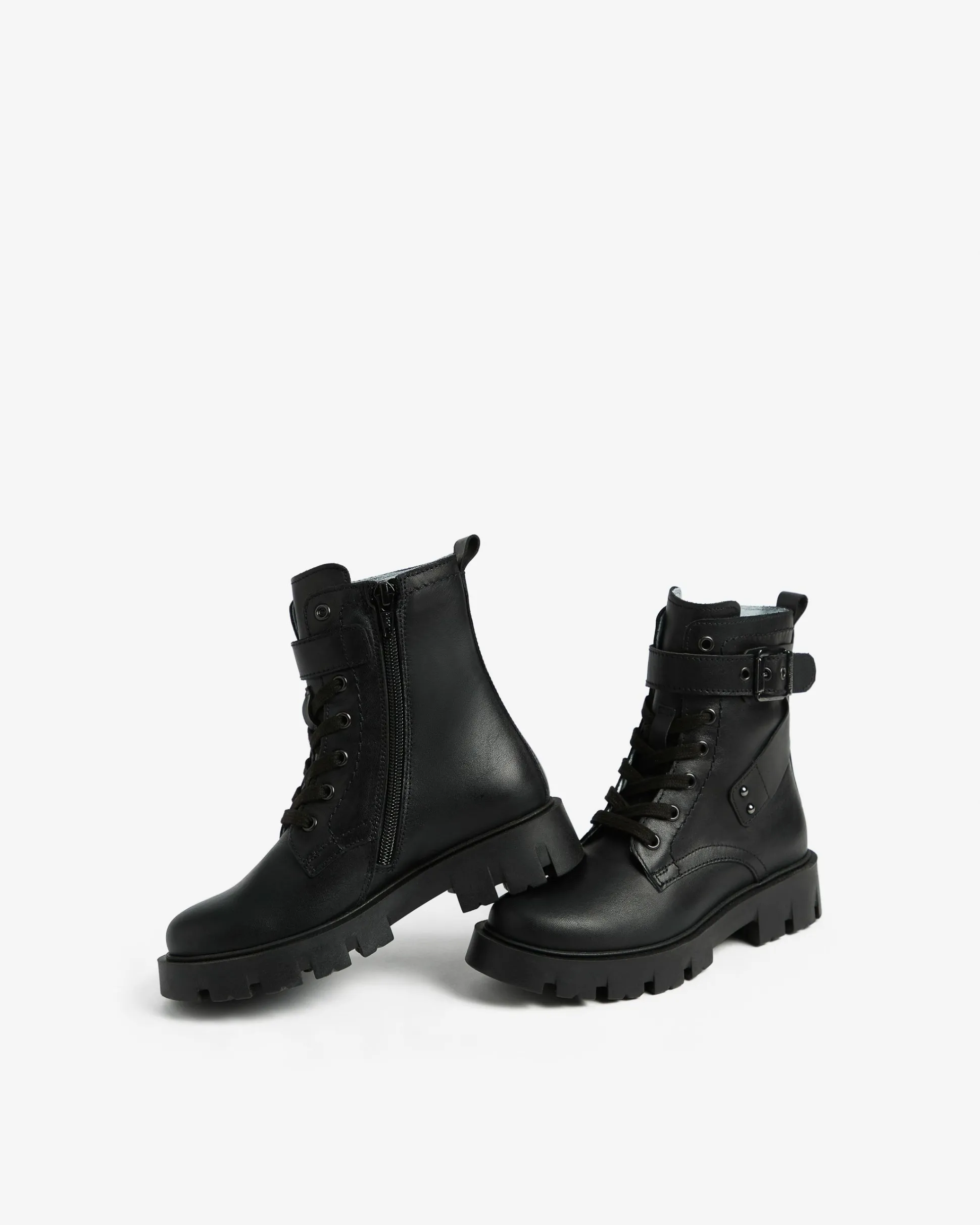 Anfibi Teen da Ragazza in Pelle