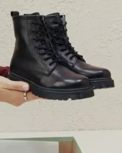Anfibi Teen da Ragazza in Pelle