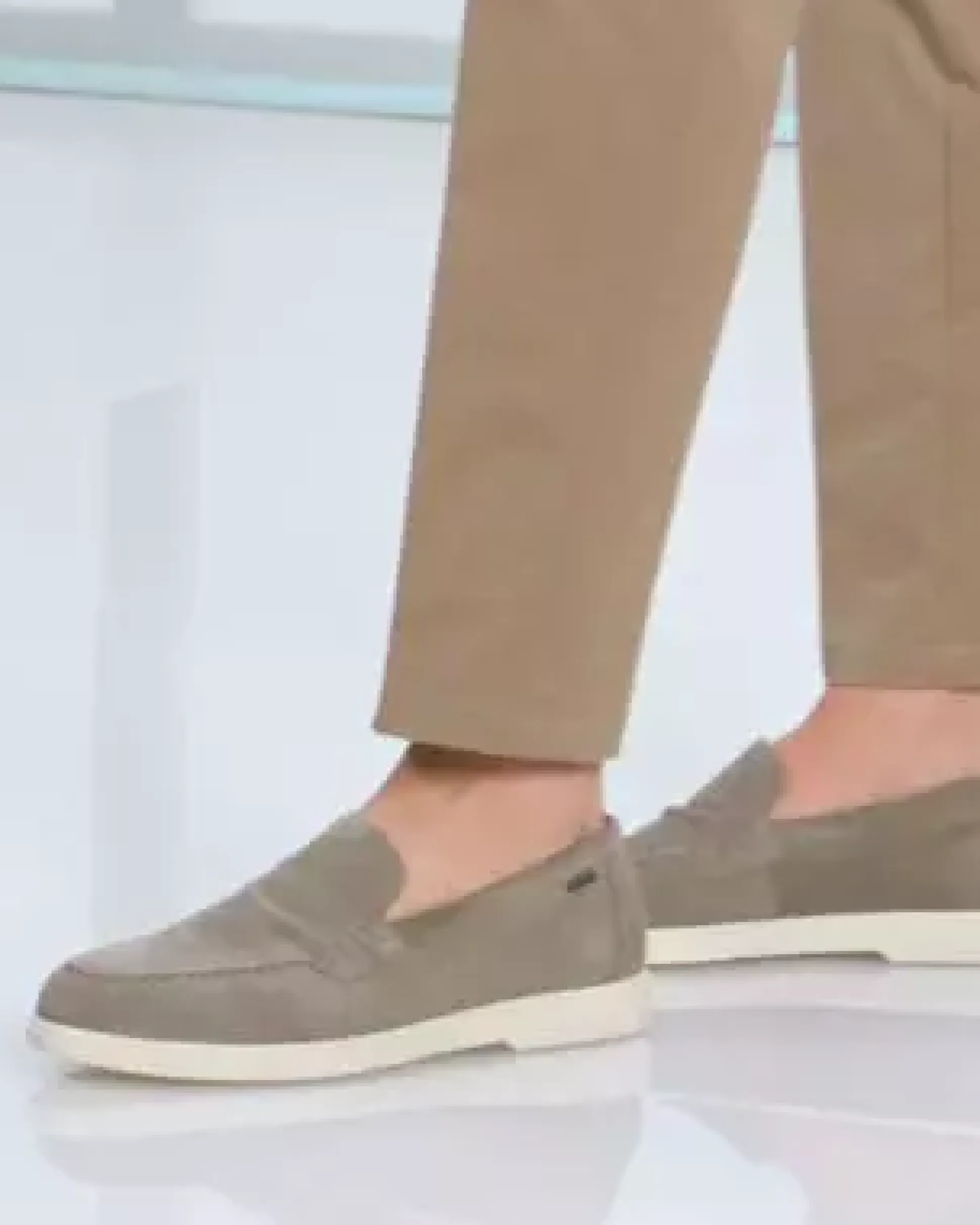 Mocassini Uomo in Camoscio