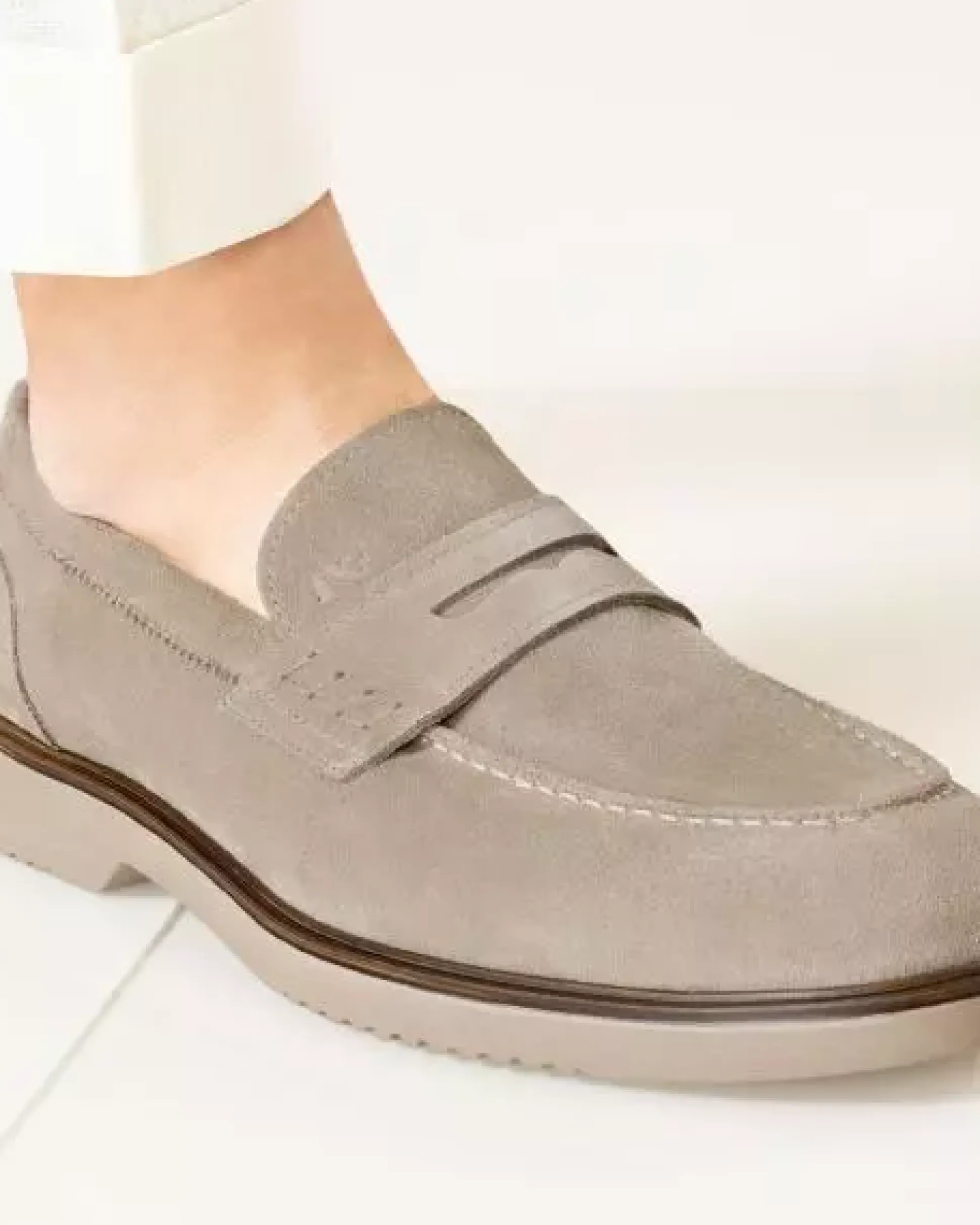 Mocassini Uomo in Camoscio