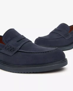 Mocassini Uomo in Camoscio