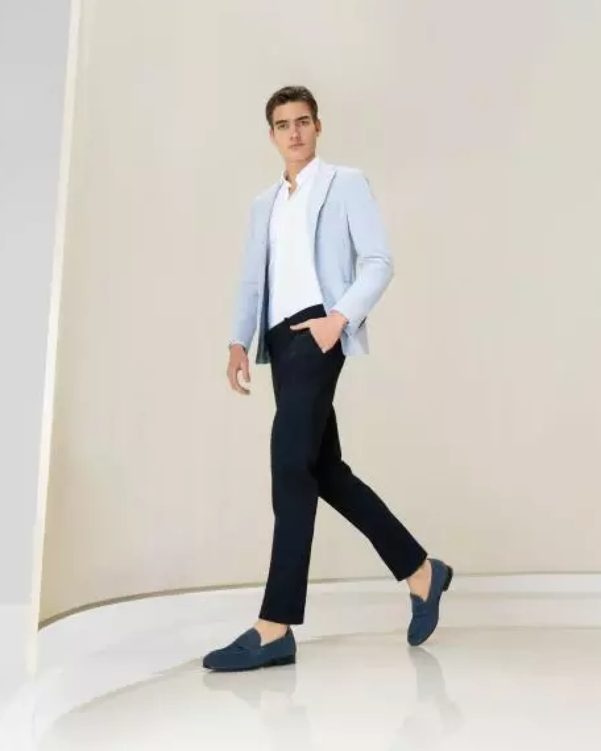 Mocassini Uomo in Camoscio