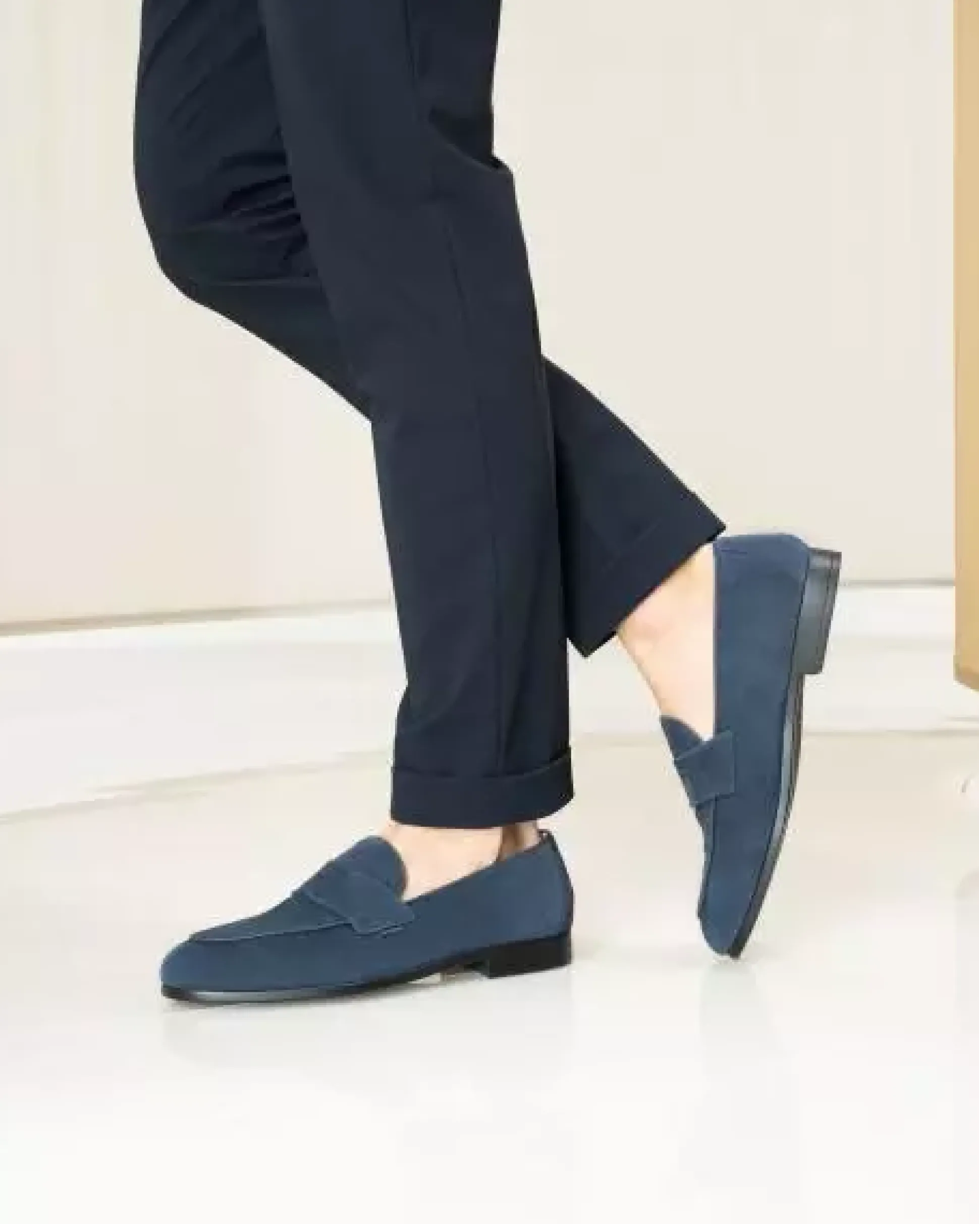 Mocassini Uomo in Camoscio