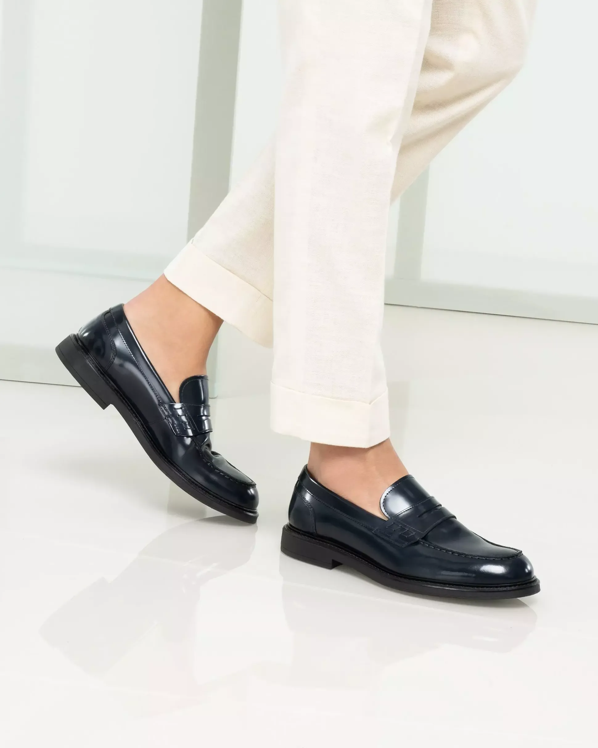 Mocassini Uomo in Pelle