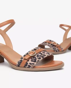 Sandali Donna in Pelle e Materiale Tecnico