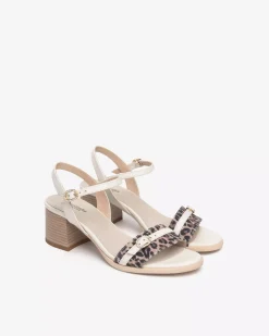 Sandali Donna in Pelle e Materiale Tecnico