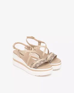 Sandali Donna in Pelle e Materiale Tecnico