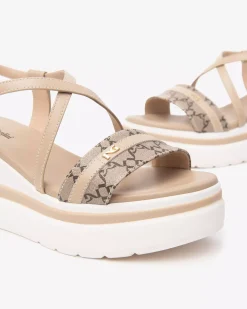 Sandali Donna in Pelle e Materiale Tecnico