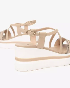 Sandali Donna in Pelle e Materiale Tecnico