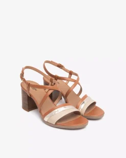 Sandali Donna in Pelle e Materiale Tecnico