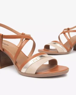 Sandali Donna in Pelle e Materiale Tecnico