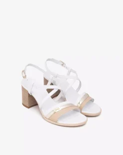 Sandali Donna in Pelle e Materiale Tecnico
