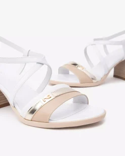 Sandali Donna in Pelle e Materiale Tecnico