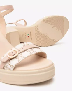 Sandali Donna in Pelle e Materiale Tecnico