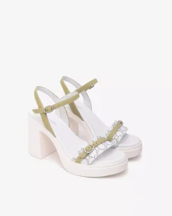 Sandali Donna in Pelle e Materiale Tecnico