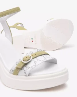 Sandali Donna in Pelle e Materiale Tecnico