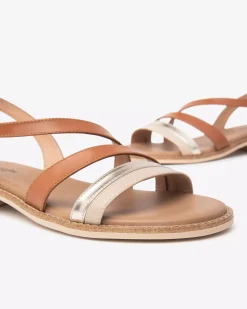 Sandali Donna in Pelle e Materiale Tecnico