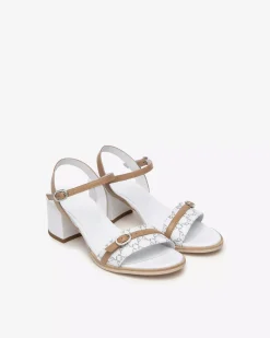 Sandali Donna in Pelle e Materiale Tecnico