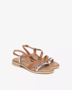 Sandali Donna in Pelle e Materiale Tecnico