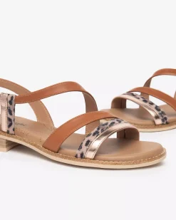 Sandali Donna in Pelle e Materiale Tecnico