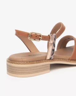 Sandali Donna in Pelle e Materiale Tecnico