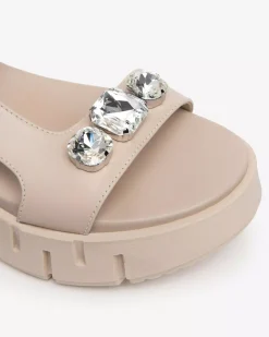 Sandali Donna in Pelle e Materiale Tecnico