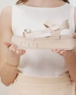 Sandali Donna in Pelle e Materiale Tecnico