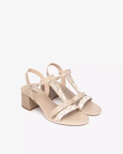 Sandali Donna in Pelle e Materiale Tecnico