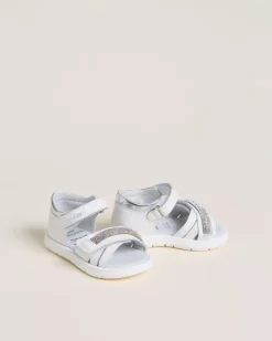 Sandali Junior da Bambina in Pelle e Materiale Tecnico