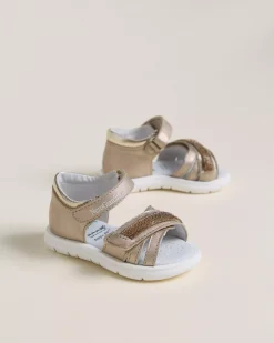 Sandali Junior da Bambina in Pelle e Materiale Tecnico