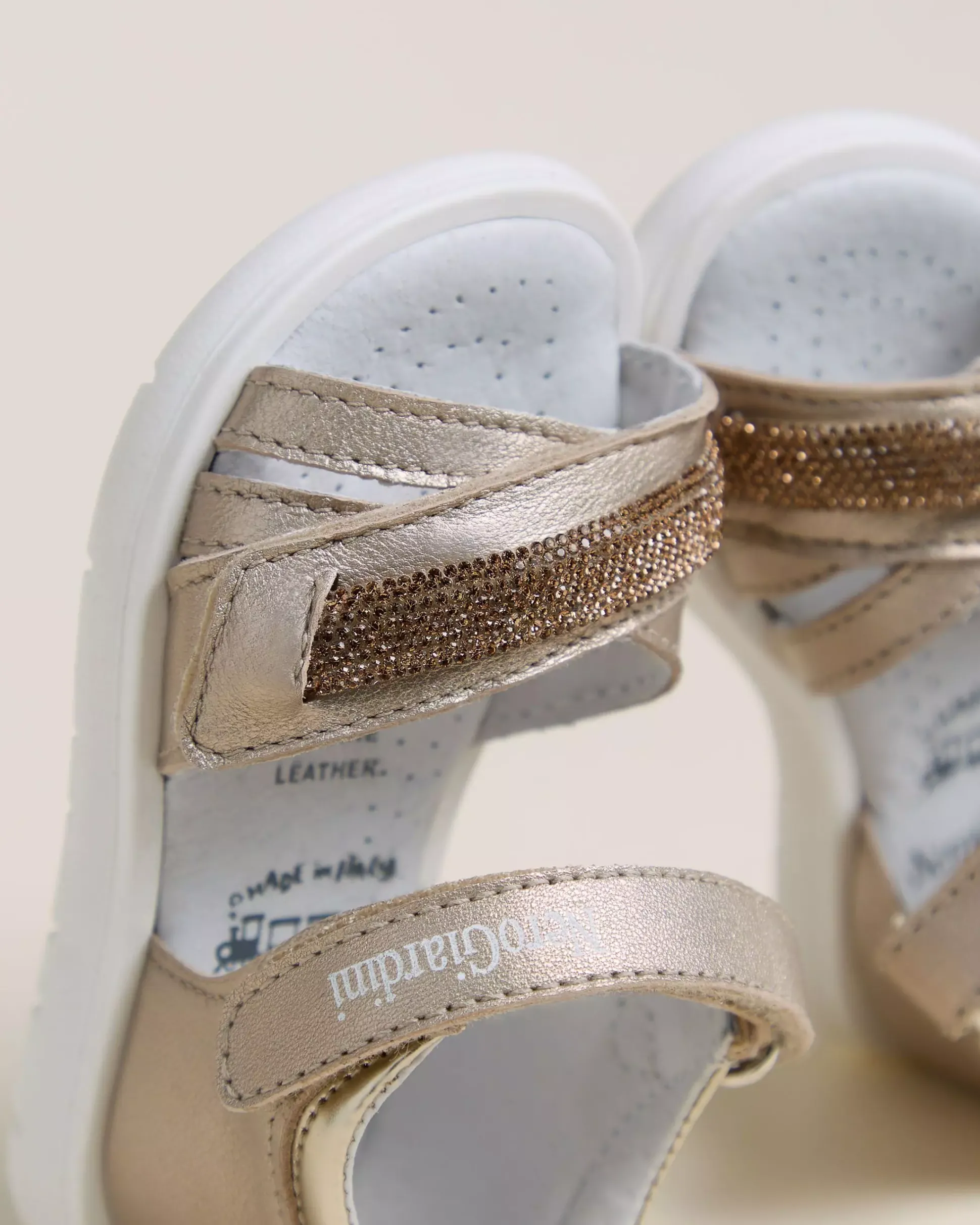 Sandali Junior da Bambina in Pelle e Materiale Tecnico