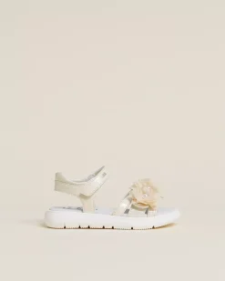 Sandali Junior da Bambina in Pelle e Materiale Tecnico
