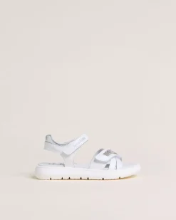 Sandali Junior da Bambina in Pelle e Materiale Tecnico