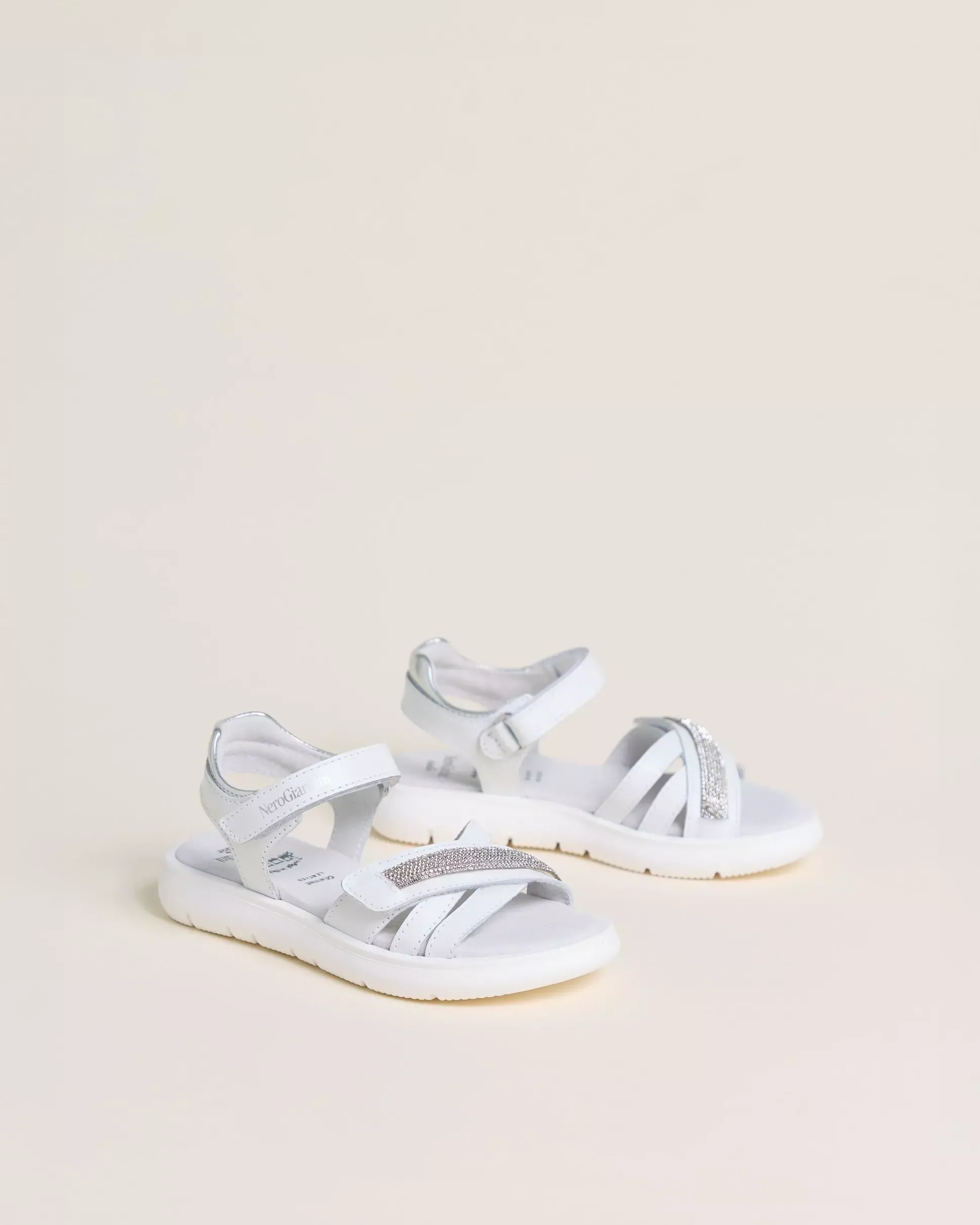 Sandali Junior da Bambina in Pelle e Materiale Tecnico