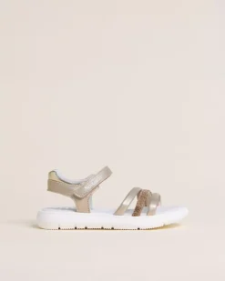 Sandali Teen da Ragazza in Pelle e Materiale Tecnico