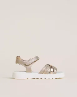 Sandali Teen da Ragazza in Pelle e Materiale Tecnico