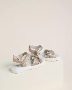 Sandali Teen da Ragazza in Pelle e Materiale Tecnico
