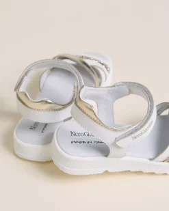 Sandali Teen da Ragazza in Pelle e Materiale Tecnico