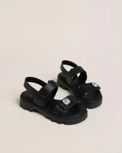 Sandali Teen da Ragazza in Pelle