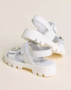 Sandali Teen da Ragazza in Pelle