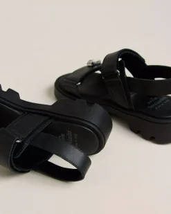 Sandali Teen da Ragazza in Pelle