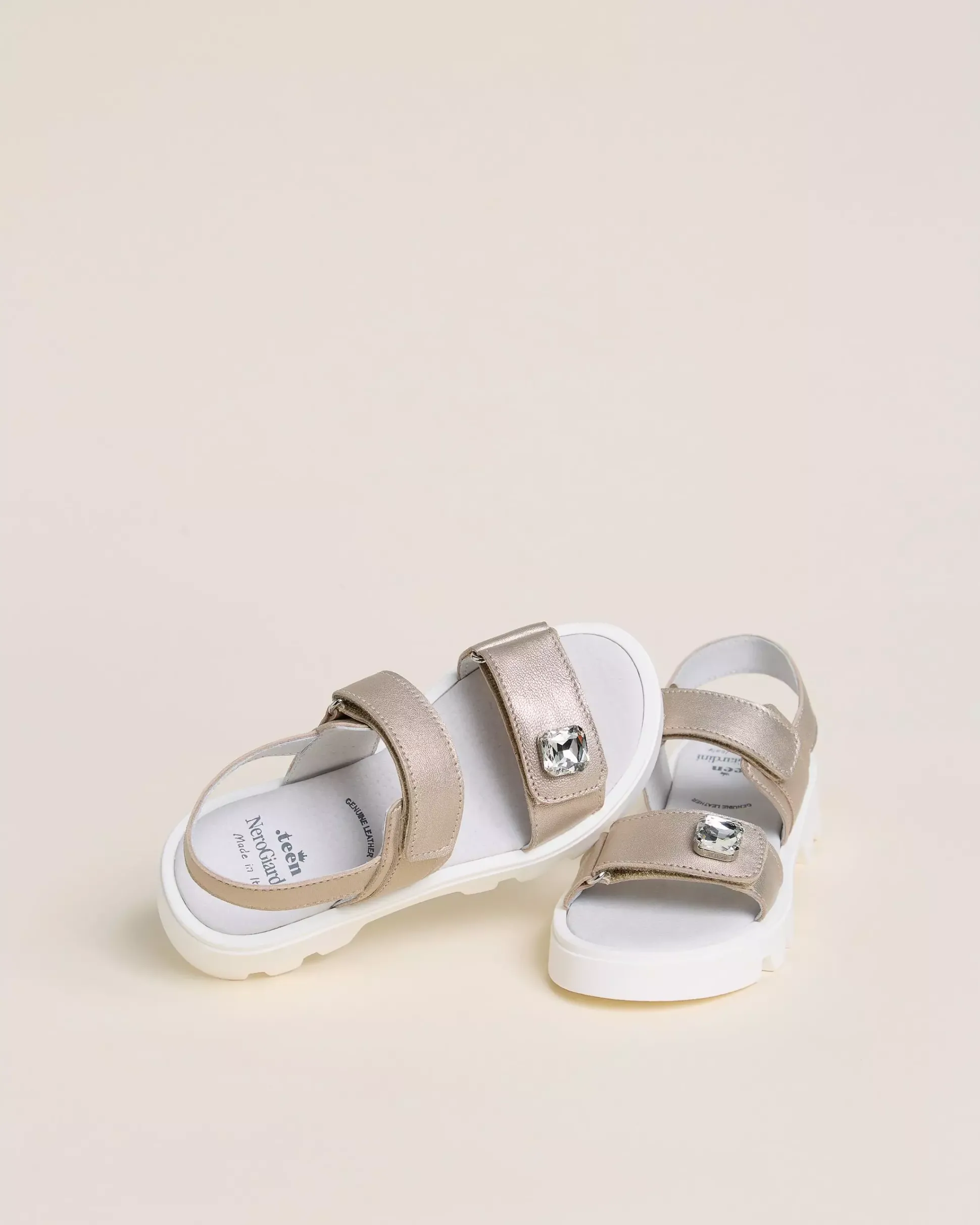 Sandali Teen da Ragazza in Pelle