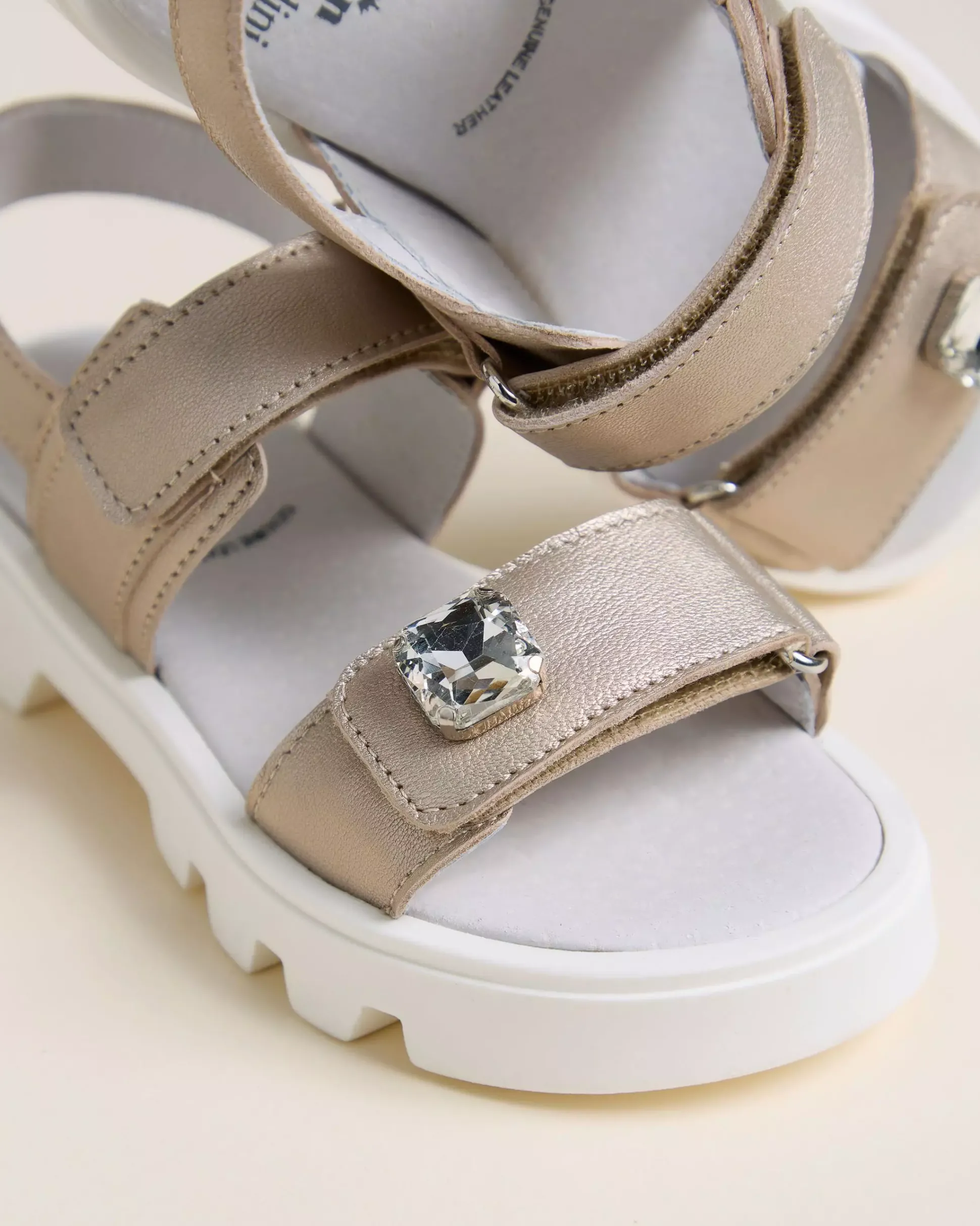 Sandali Teen da Ragazza in Pelle