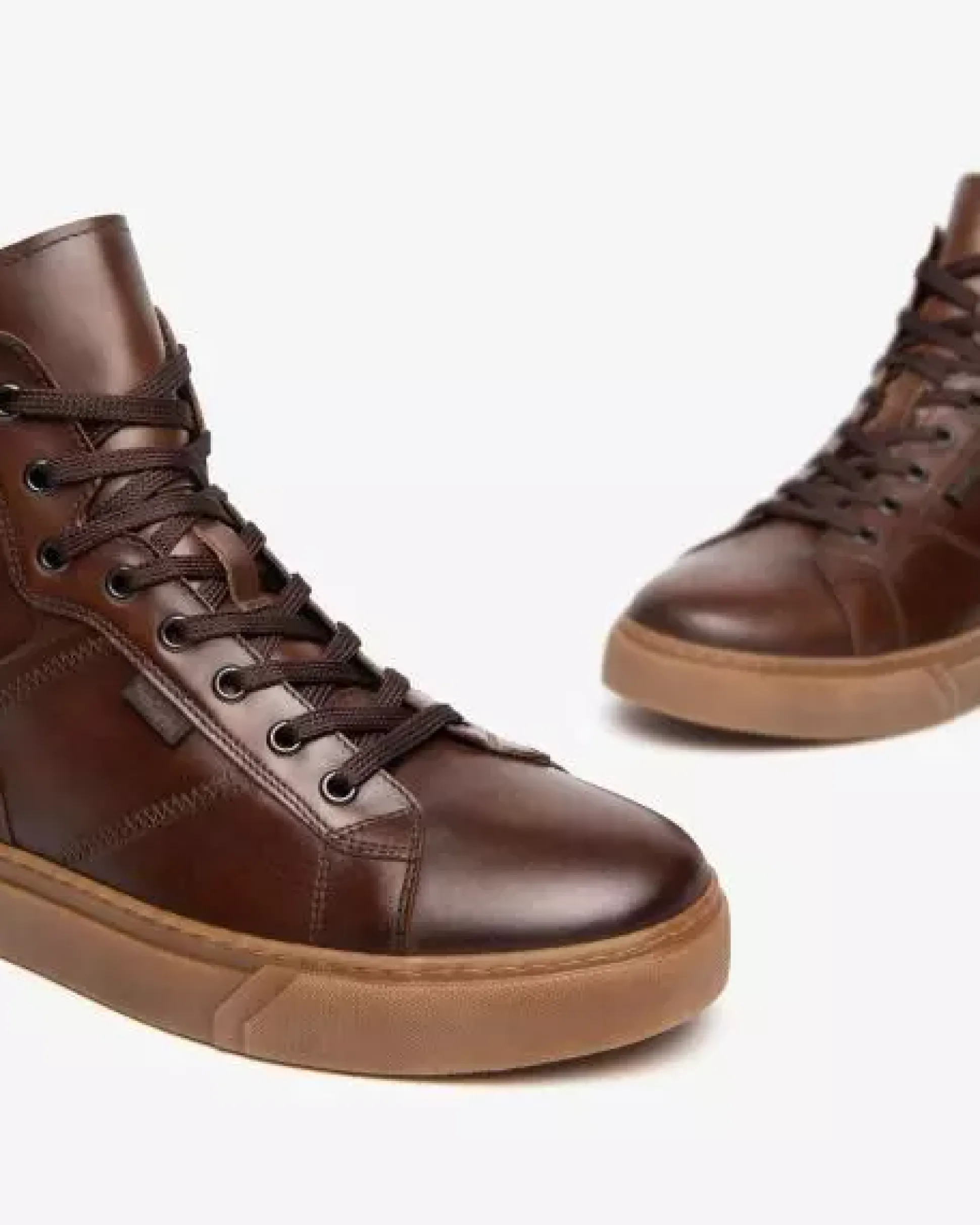 Sneakers Alta Uomo in Pelle