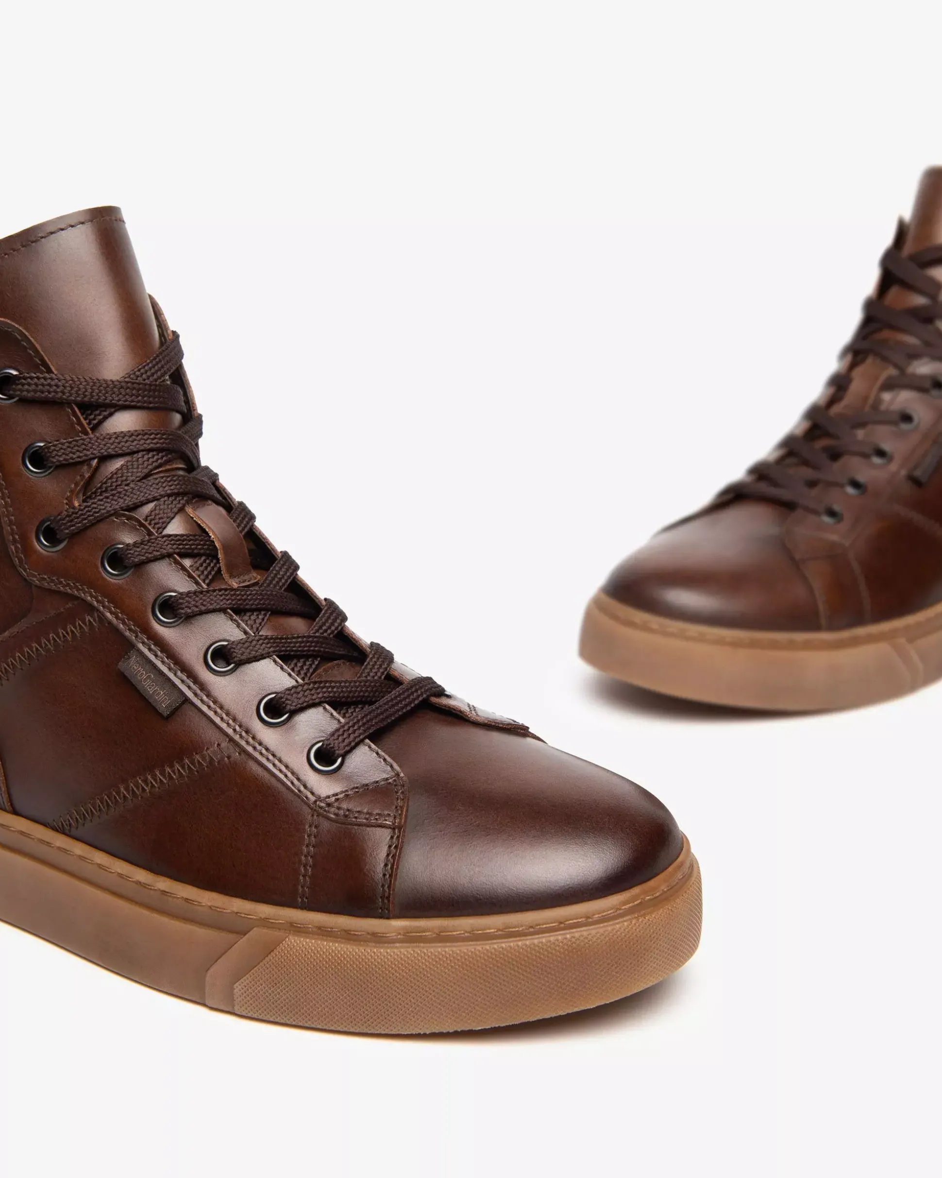 Sneakers Alta Uomo in Pelle