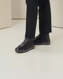 Sneakers Alta Uomo in Pelle