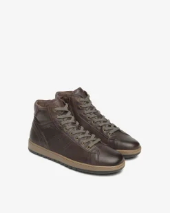 Sneakers Alta Uomo in Pelle