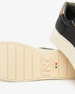 Sneakers Donna in Pelle e Materiale Tecnico